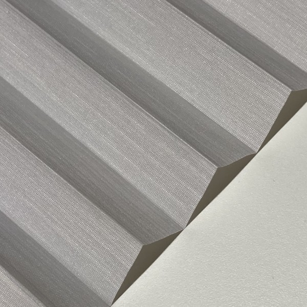 Plissee Madagaskar Perl Hellgrau