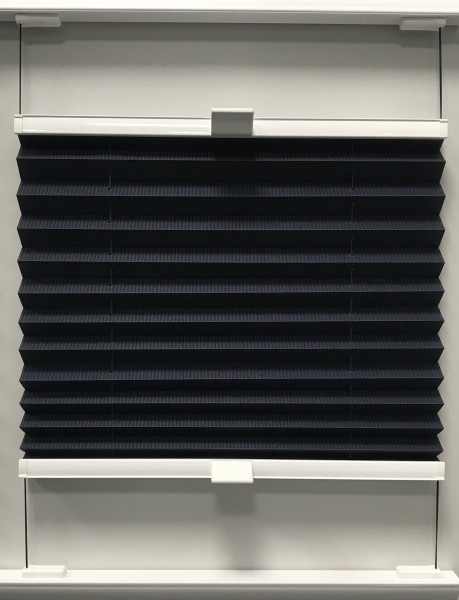 Plissee Royal Perl Dunkelblau