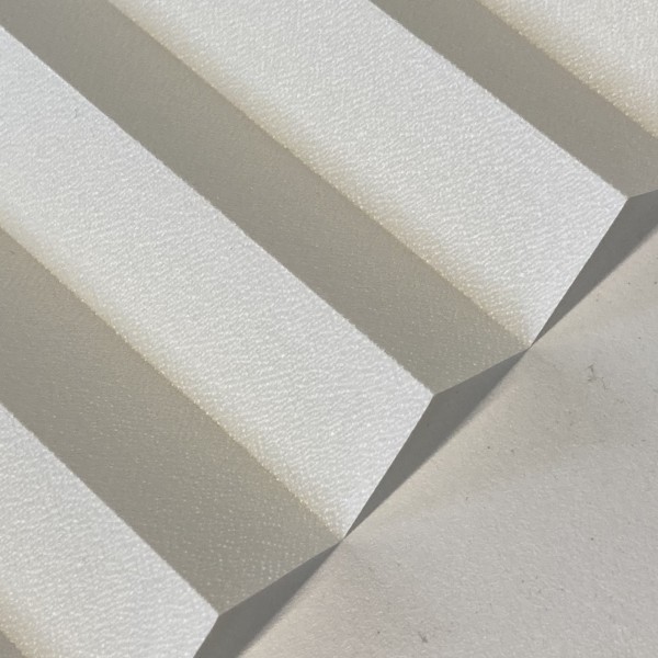 Plissee Kyoto Perl Creme-Weiß