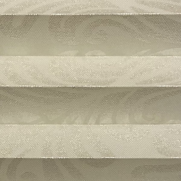Plissee Oriental Metallic Creme
