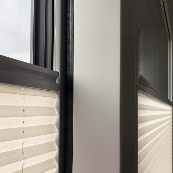 15mm Slim Plissee Kyoto Perl Creme-Weiß