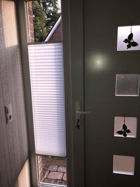 Plissee Crush-Light Schneeweiß