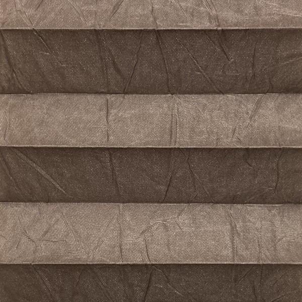 Plissee Crush Perl Graubraun