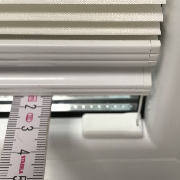 15mm Slim Plissee Kyoto Perl Silber-Grau