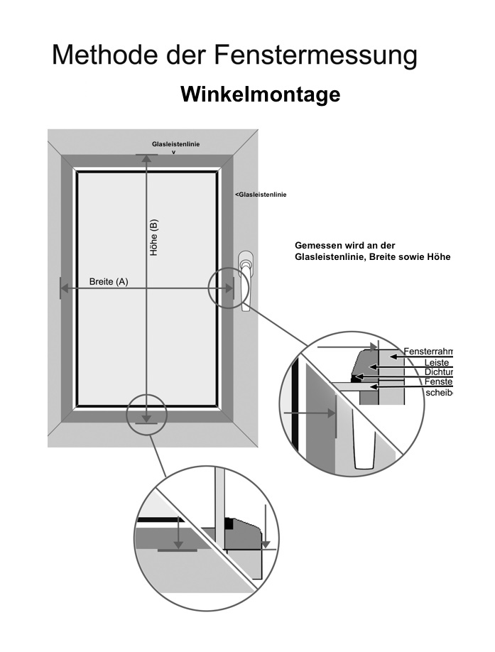 Messen-Winkelmontage