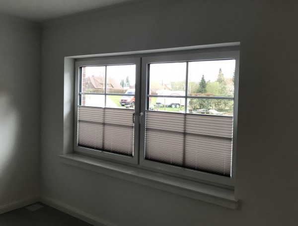 Plissee Kyoto Perl Stahl-Grau