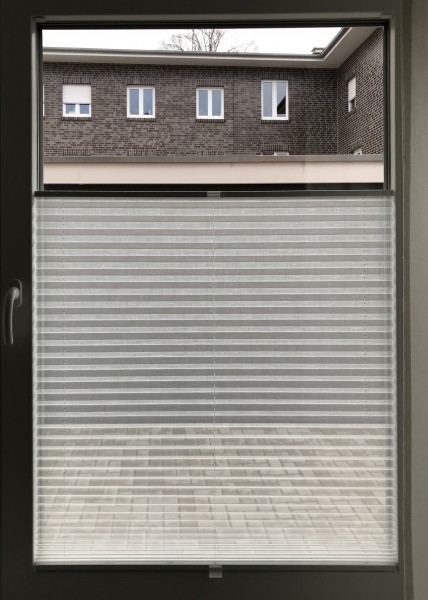 Plissee Transparent Jazz Weiß