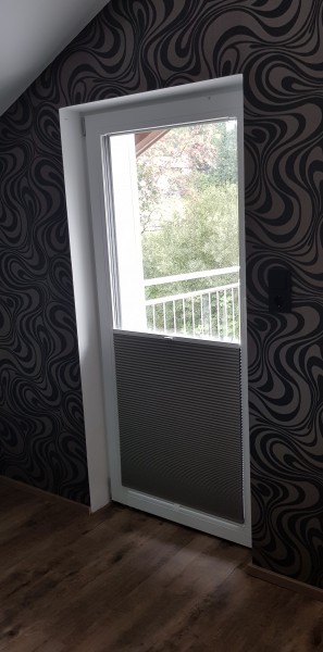 Wabenplissee 100% verdunkelnd Soft Dunkelgrau