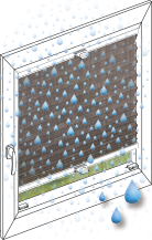 Plissee Vegas Metallic Black