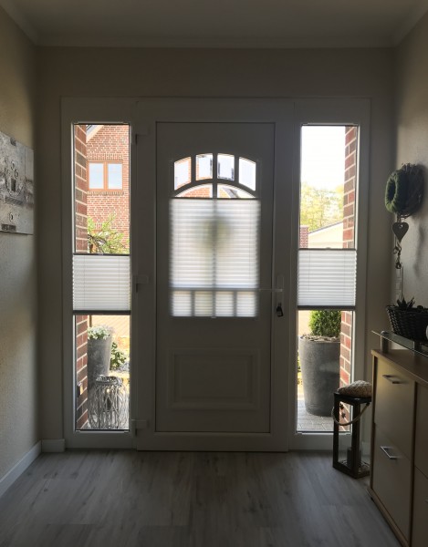 Plissee Sina Hellgrau