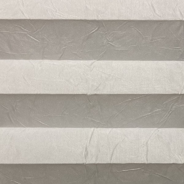 Plissee Crush Perl Weiß