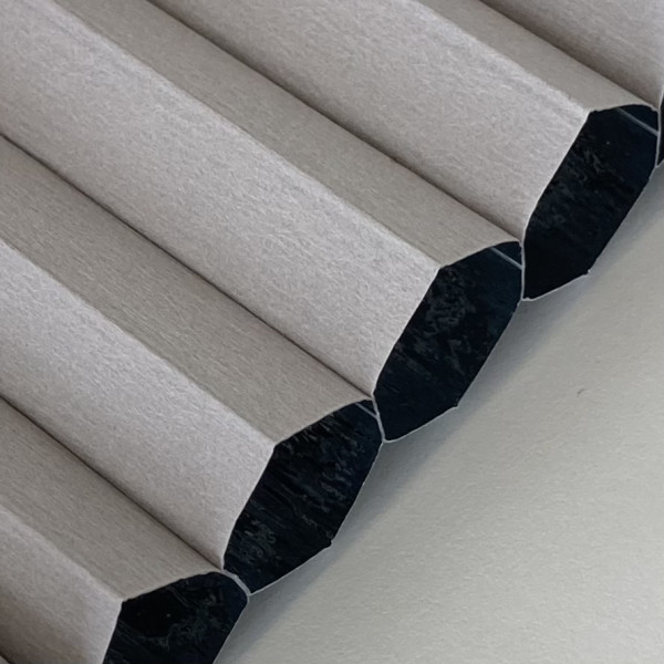 Wabenplissee 100% verdunkelnd Soft Hellgrau