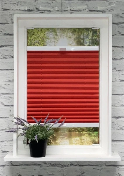 Plissee Kyoto Perl Rot