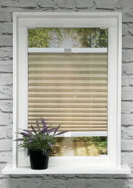 Plissee Waltz Transparent Creme