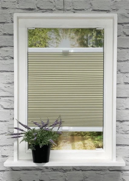 Wabenplissee 100% verdunkelnd Soft Pistazie