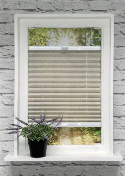 Plissee Sahara Perl Hell-Beige